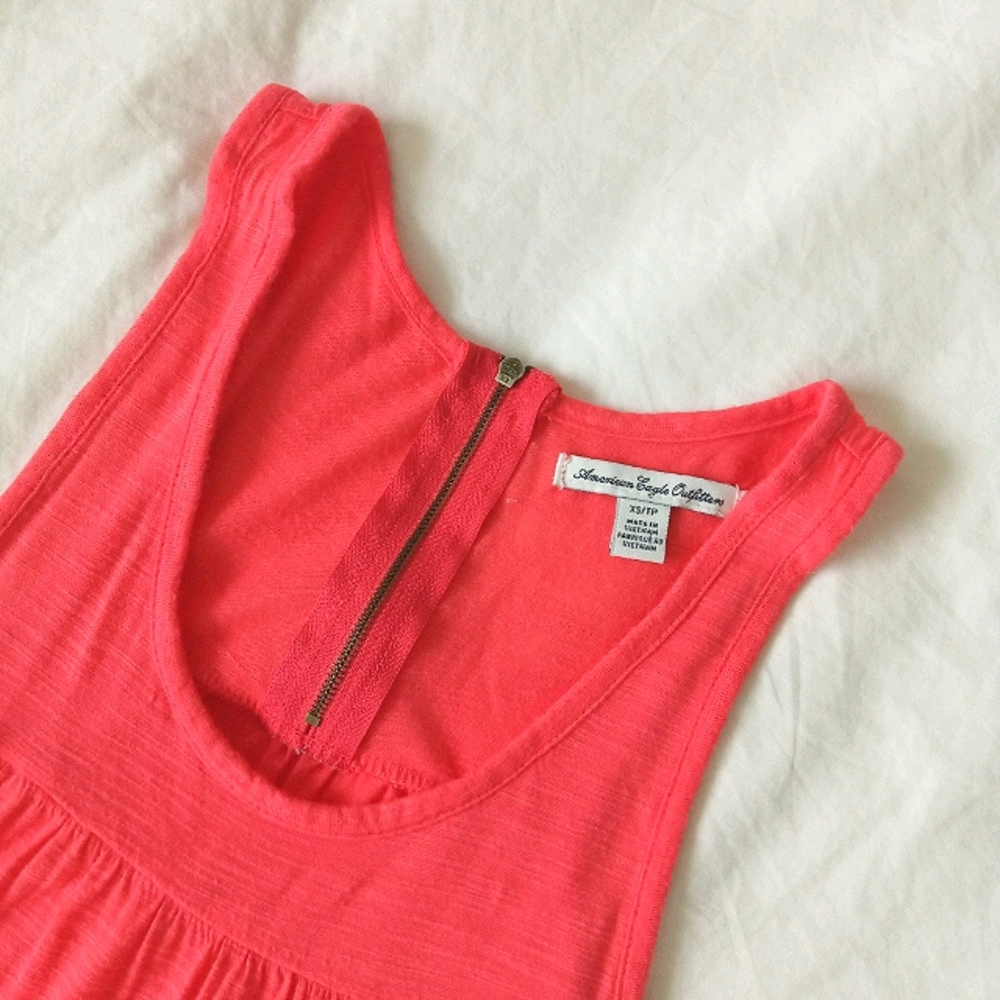 AEO Neon Orange Tank Top